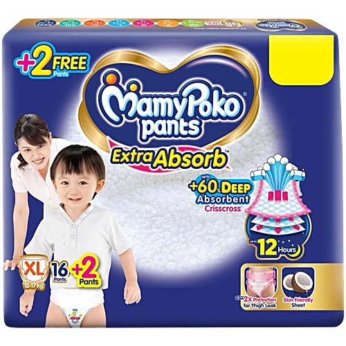 MamyPoko Diaper Pants Extra Absorb XL