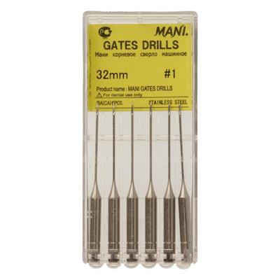 Mani Stainless Steel Gates Glidden Drills - Global Surgicals