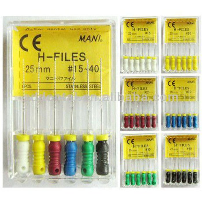 Mani Stainless Steel H Files - Global Surgicals