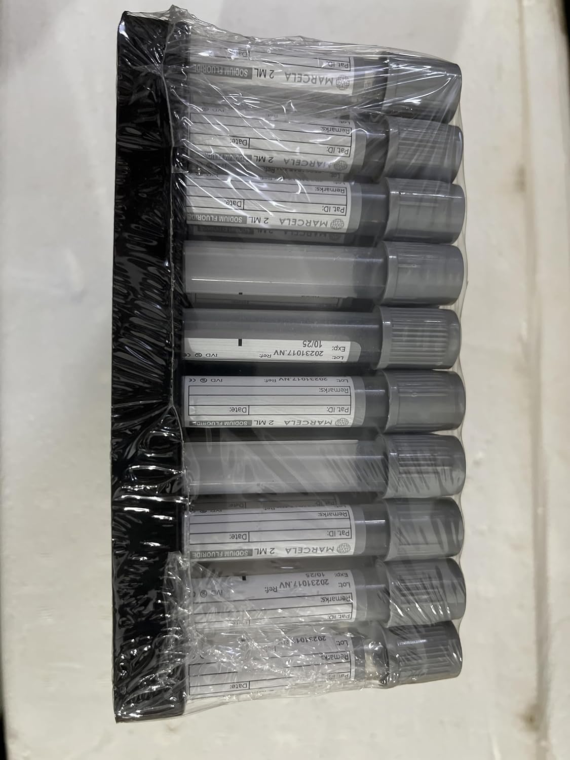 Marcela Fluoride Non Vacuum Blood Collection Tube - Global Surgicals