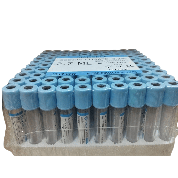 Marcela Sodium Citrate Vacuum 3.2% Blood Collection Tube - Global Surgicals