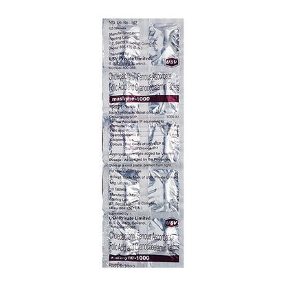 Mashyne 1000 Tablet 10'S - Global Surgicals