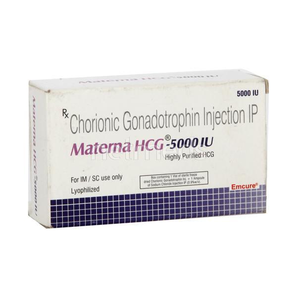 Materna Hcg 5000IU Injection 1's - Global Surgicals