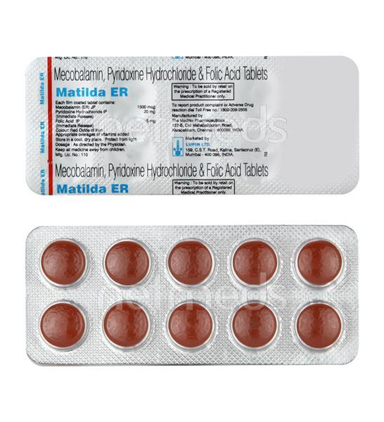Matilda ER Tablet 10'S - Global Surgicals