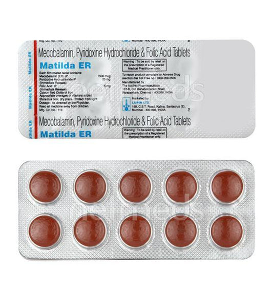 Matilda ER Tablet 10'S - Global Surgicals