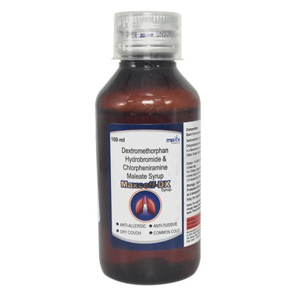 MAXCOFF DX Syrup 100ml - Global Surgicals