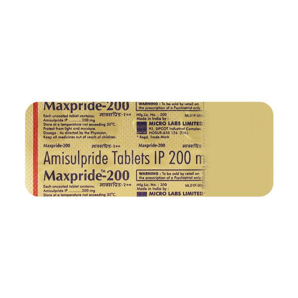 Maxpride 200mg Tablet 10'S - Global Surgicals