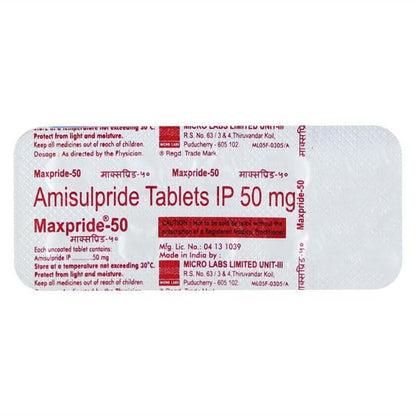 Maxpride 50mg Tablet 10'S - Global Surgicals