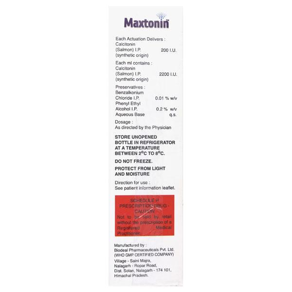 MAXTONIN Nasal Spray 6ml - Global Surgicals