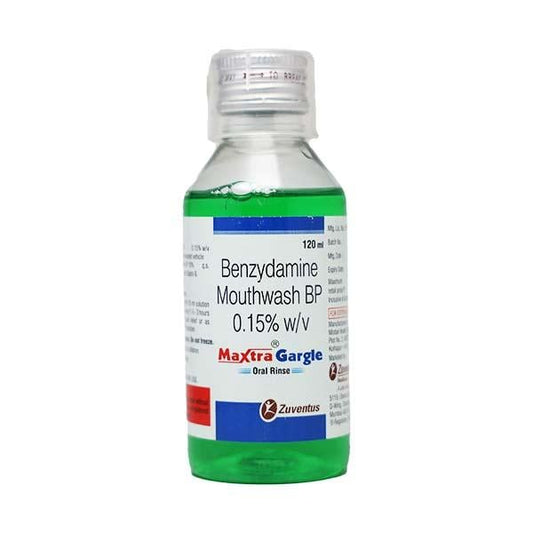 MAXTRA GARGLE Oral Rinse 120ml - Global Surgicals