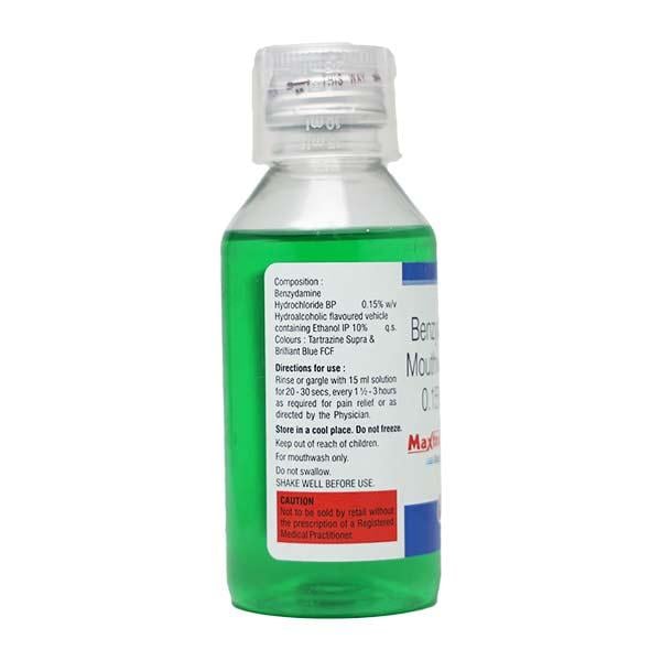 MAXTRA GARGLE Oral Rinse 120ml - Global Surgicals
