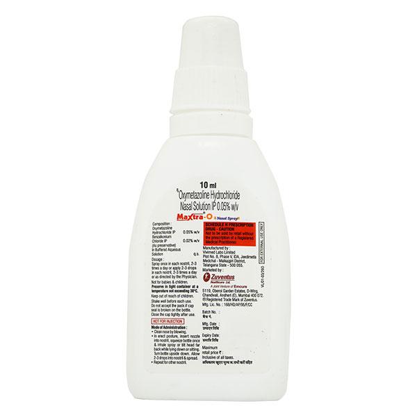 Maxtra O Nasal Spray 10ml - Global Surgicals