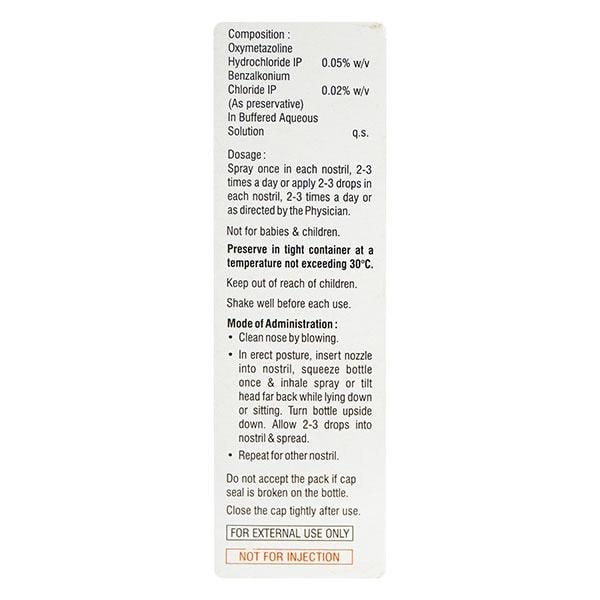 Maxtra O Nasal Spray 10ml - Global Surgicals