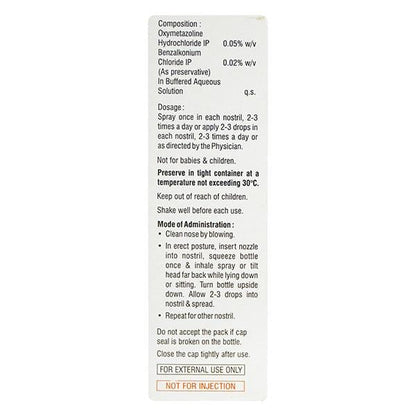 Maxtra O Nasal Spray 10ml - Global Surgicals