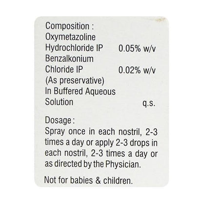 Maxtra O Nasal Spray 10ml - Global Surgicals