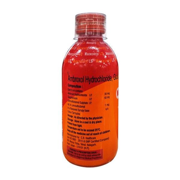 MAXXCORYL LS Syrup 100ml - Global Surgicals