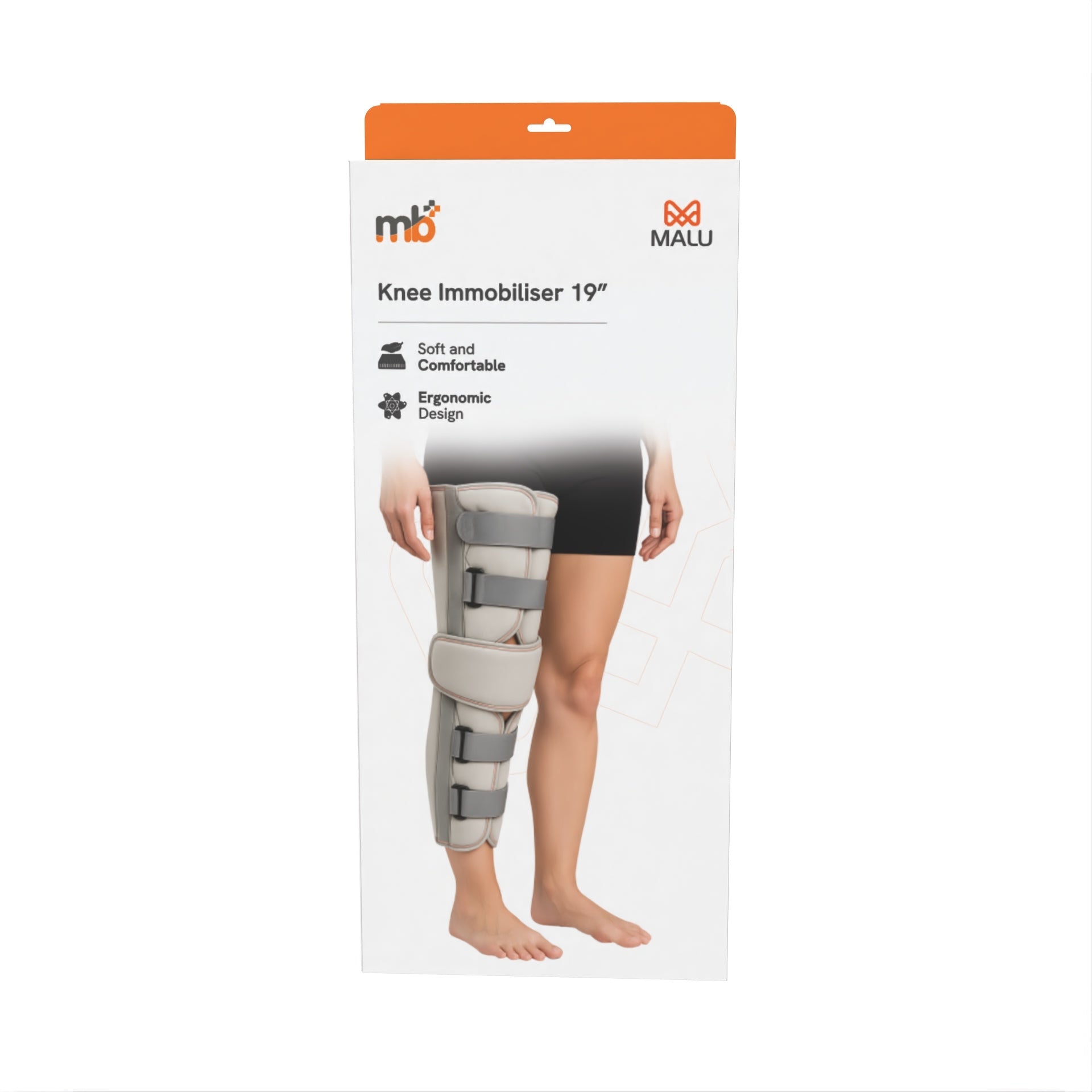 mb+ malu Knee Knee Immobilizer 19Inch - Global Surgicals