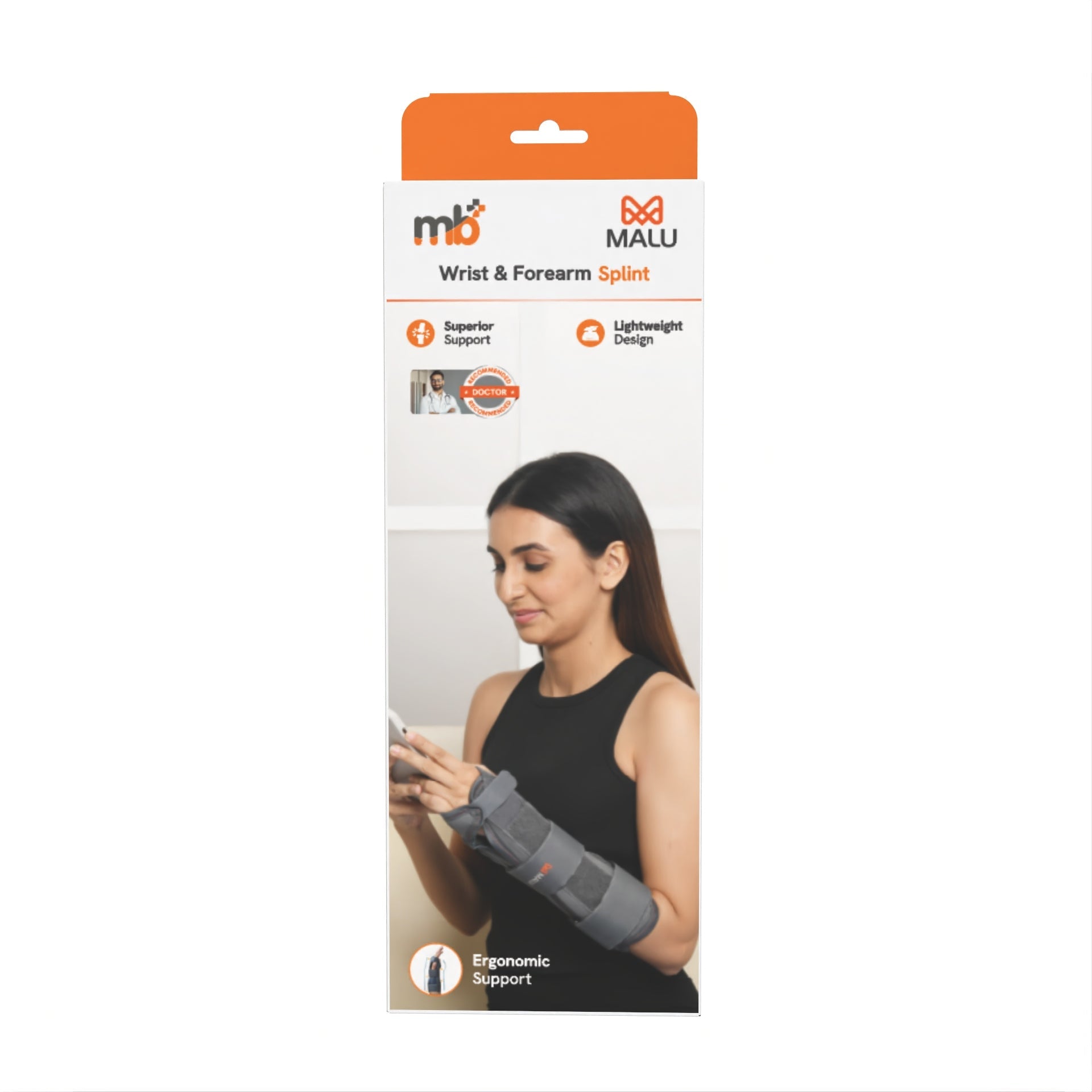 mb+ malu Wrist & Forearm Splint - Global Surgicals
