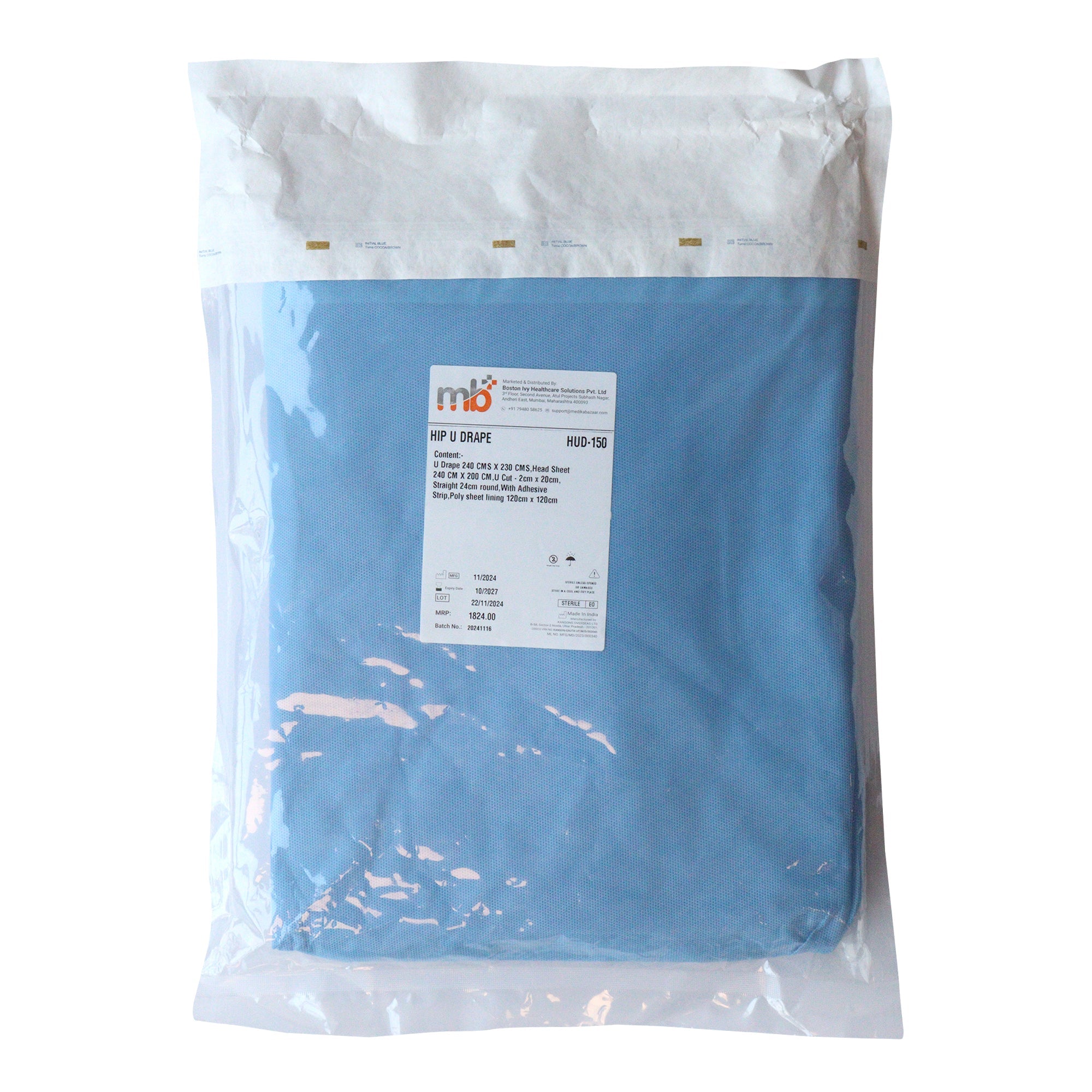 mb+ Ortho Hip Replacement U Drape - Global Surgicals