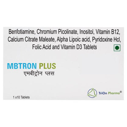 MBTRON PLUS Tablet 10's - Global Surgicals