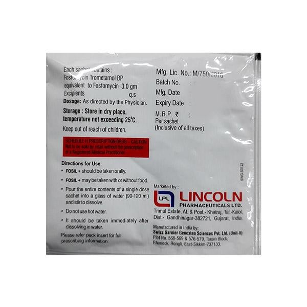 FOSIL + VANILLA FLAVOUR Sachet 8gm