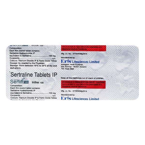Serlift 100mg Tablet 10'S