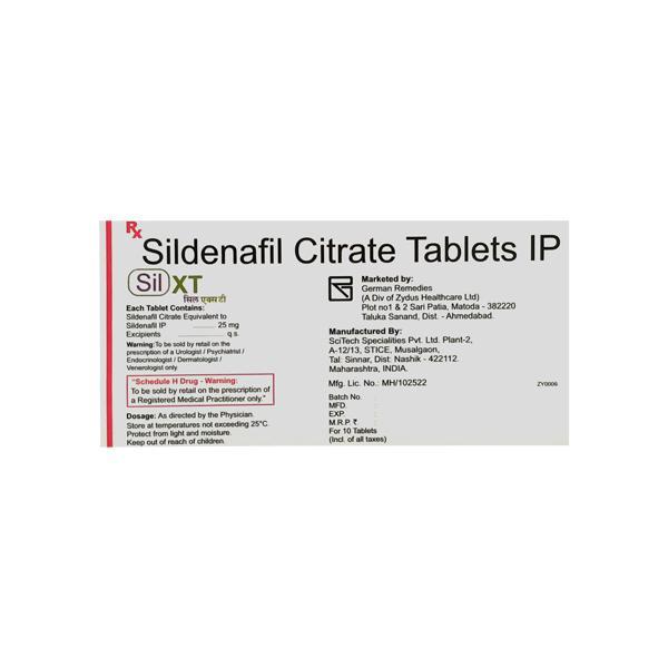 SIL XT 25mg Tablet 10'S