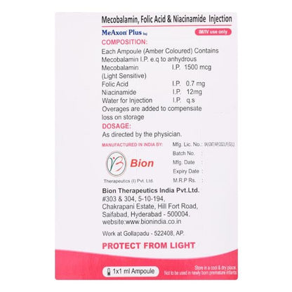 Meaxon Plus Injection 1ml - Global Surgicals
