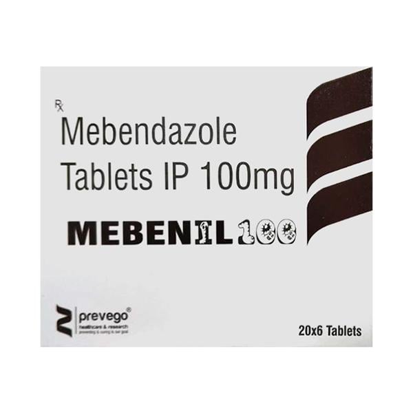MEBENIL 100 Tablet 6's - Global Surgicals