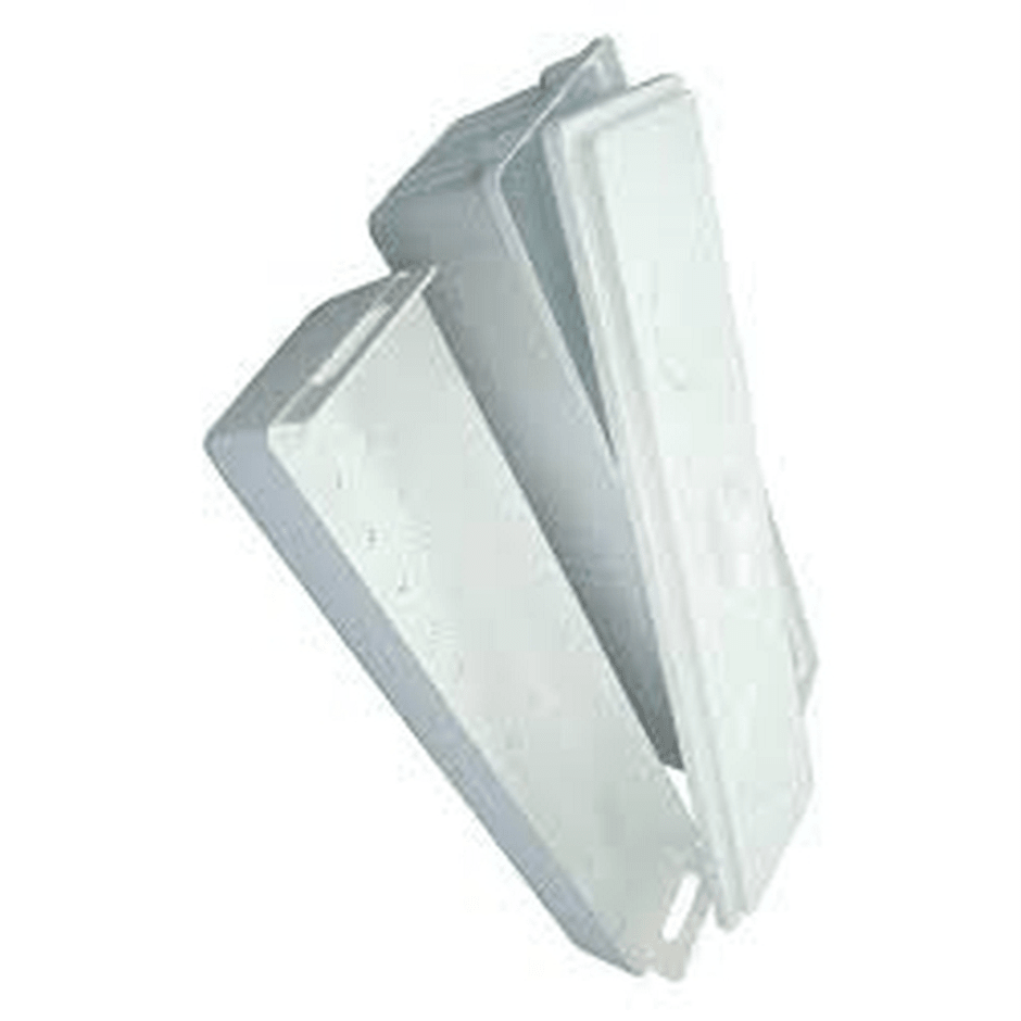 MECO Fiber DT4215 4 Litre White Cidex Tray - Global Surgicals