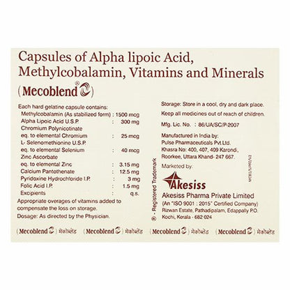 MECOBLEND Capsule 10's - Global Surgicals