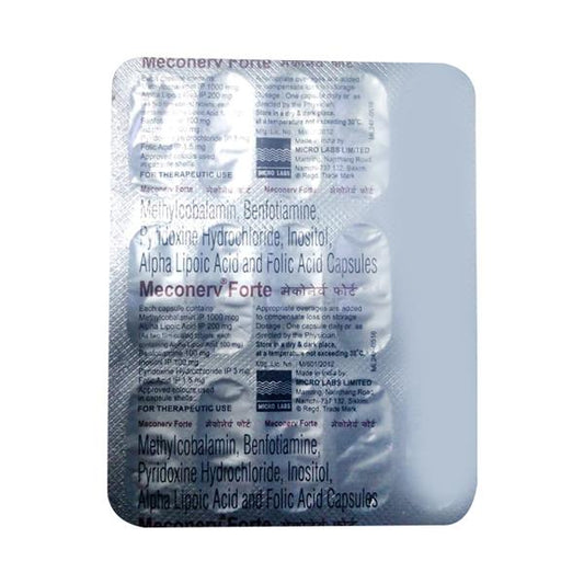 MECONERV FORTE Capsule 15's - Global Surgicals