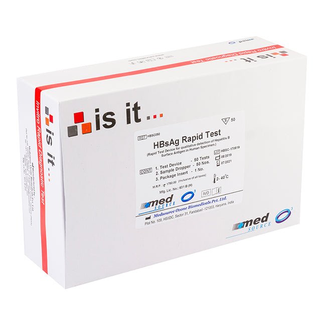 Med Source Is It HBsAg Rapid Test - Global Surgicals
