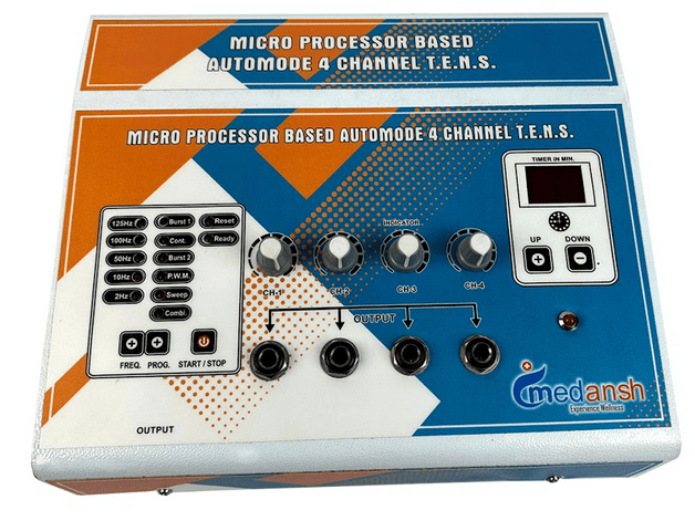 Medansh 4 - Channel TENS Machine - Global Surgicals