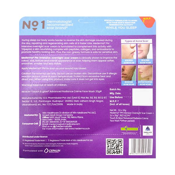MEDERMA PM INTENSIVE OVERNIGHT SCAR (REVLON ADV RADIANCE CREME OFFER) Cream 10g - Global Surgicals