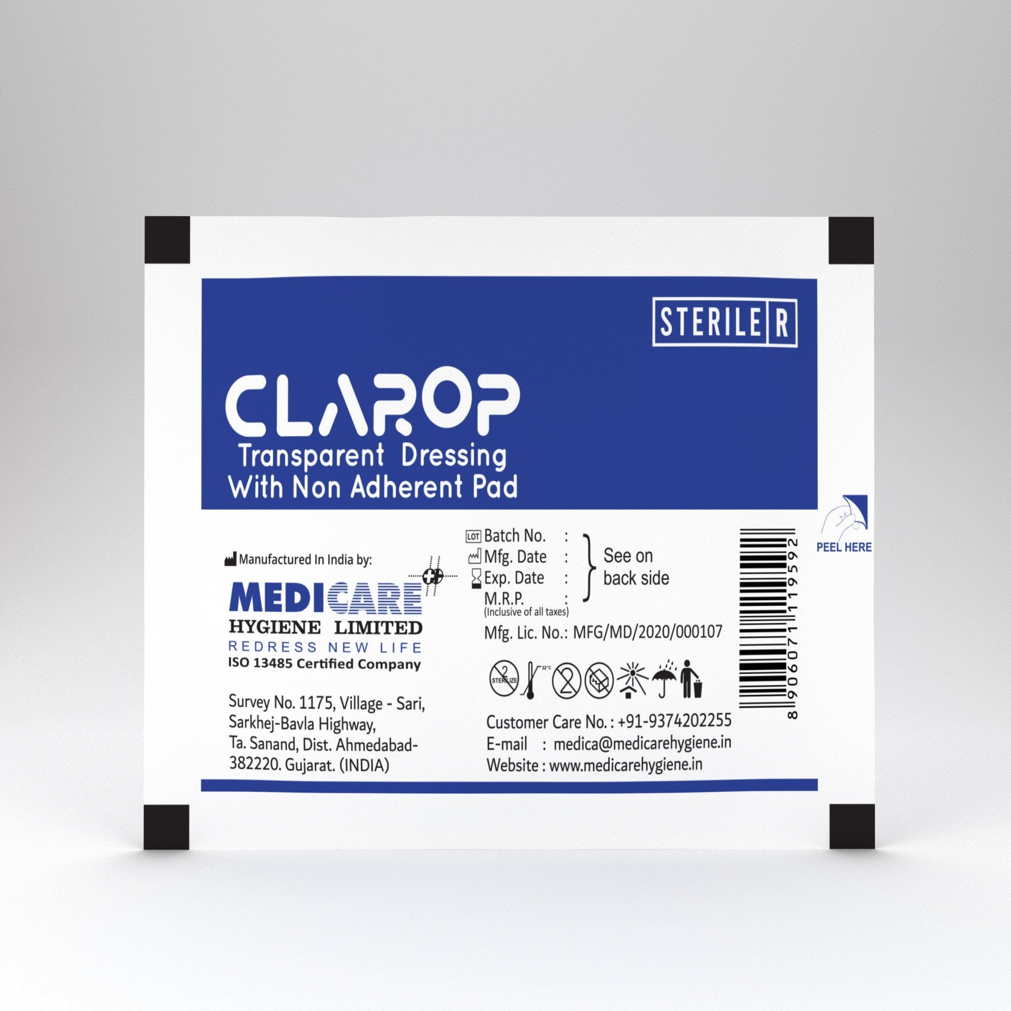 Medica Clarop Film Dressing - Global Surgicals