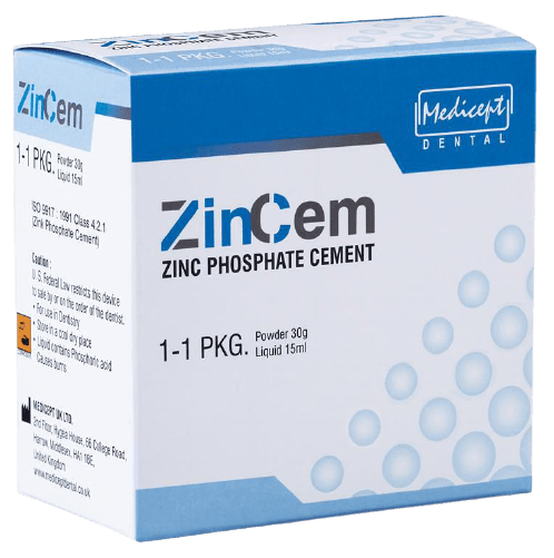 Medicept Dental Zincem Zinc Phosphate Cement - Global Surgicals
