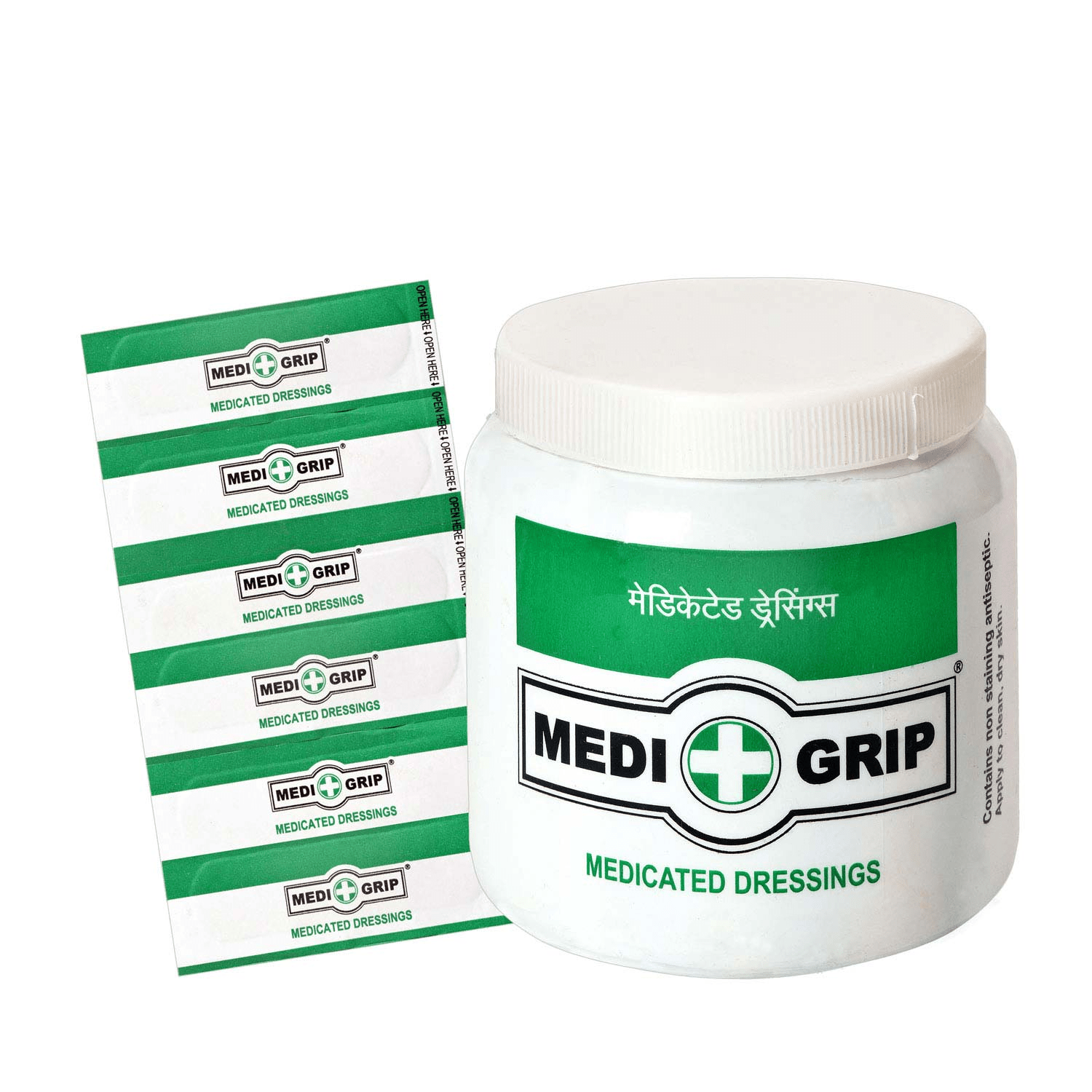 Medigrip Adhesive Antiseptic Bandage Regular - Global Surgicals