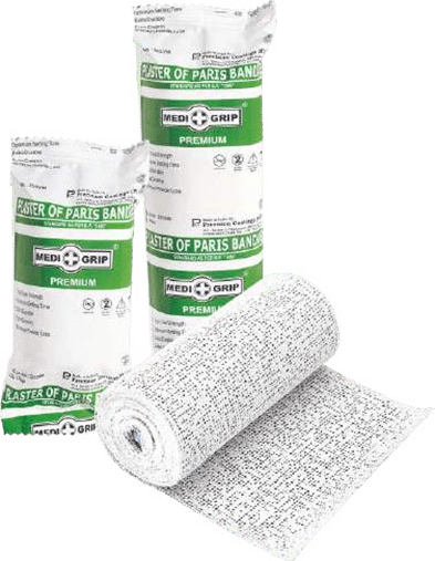 Medigrip Plaster Of Paris Bandage B.P. Green - Global Surgicals