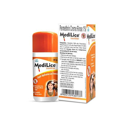 MEDILICE ANTI LICE HAIR Wash 30gm - Global Surgicals