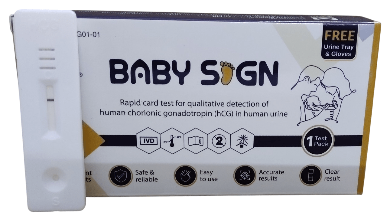 Medilytic Baby Sign Pregnancy Card - Global Surgicals