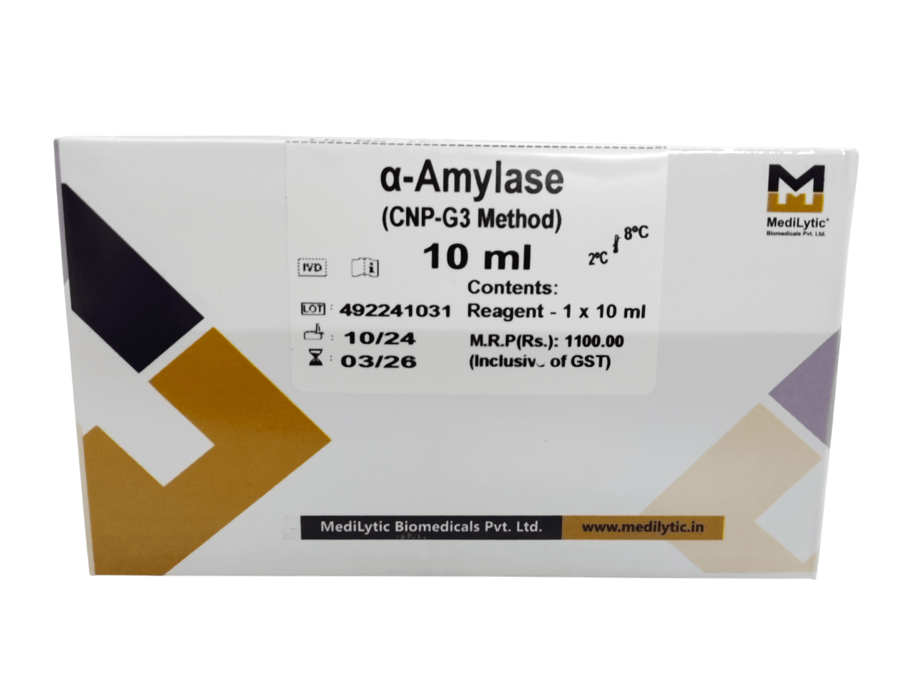 Medilytic Biomedicals Amylase - Global Surgicals
