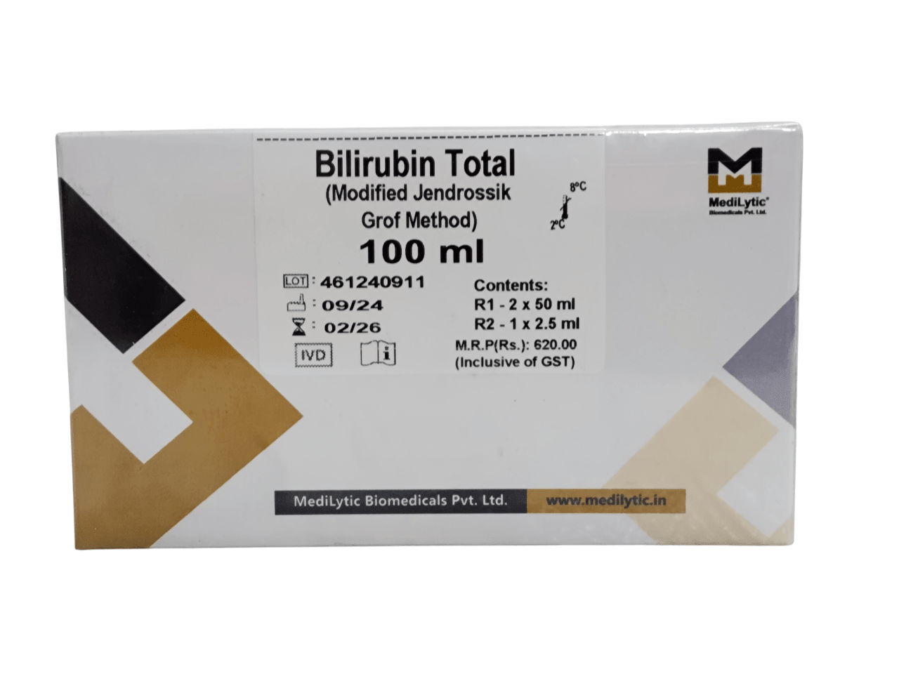Medilytic Biomedicals Bilirubin TOTAL - Global Surgicals