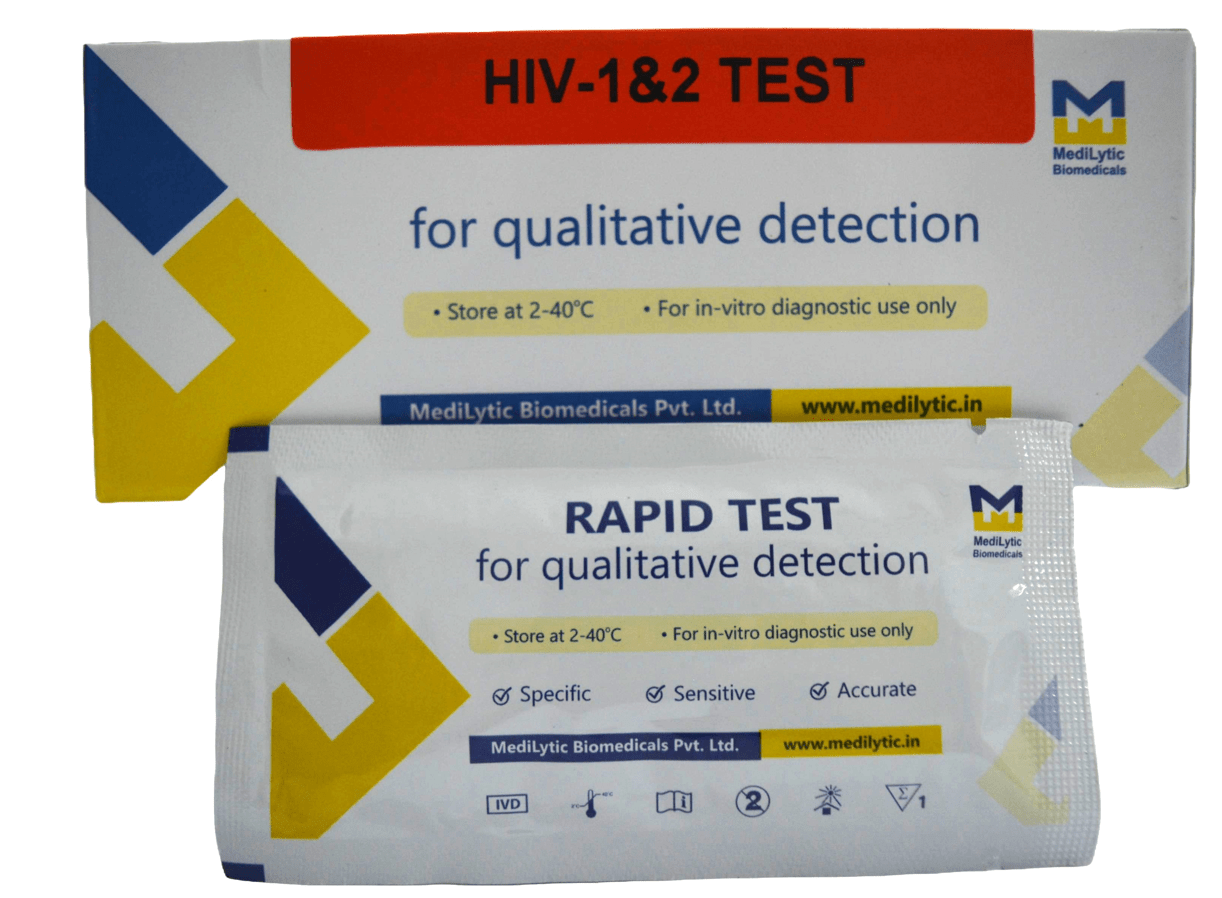 Medilytic Biomedicals HIV 1&2 Antibodies Rapid Card - Global Surgicals