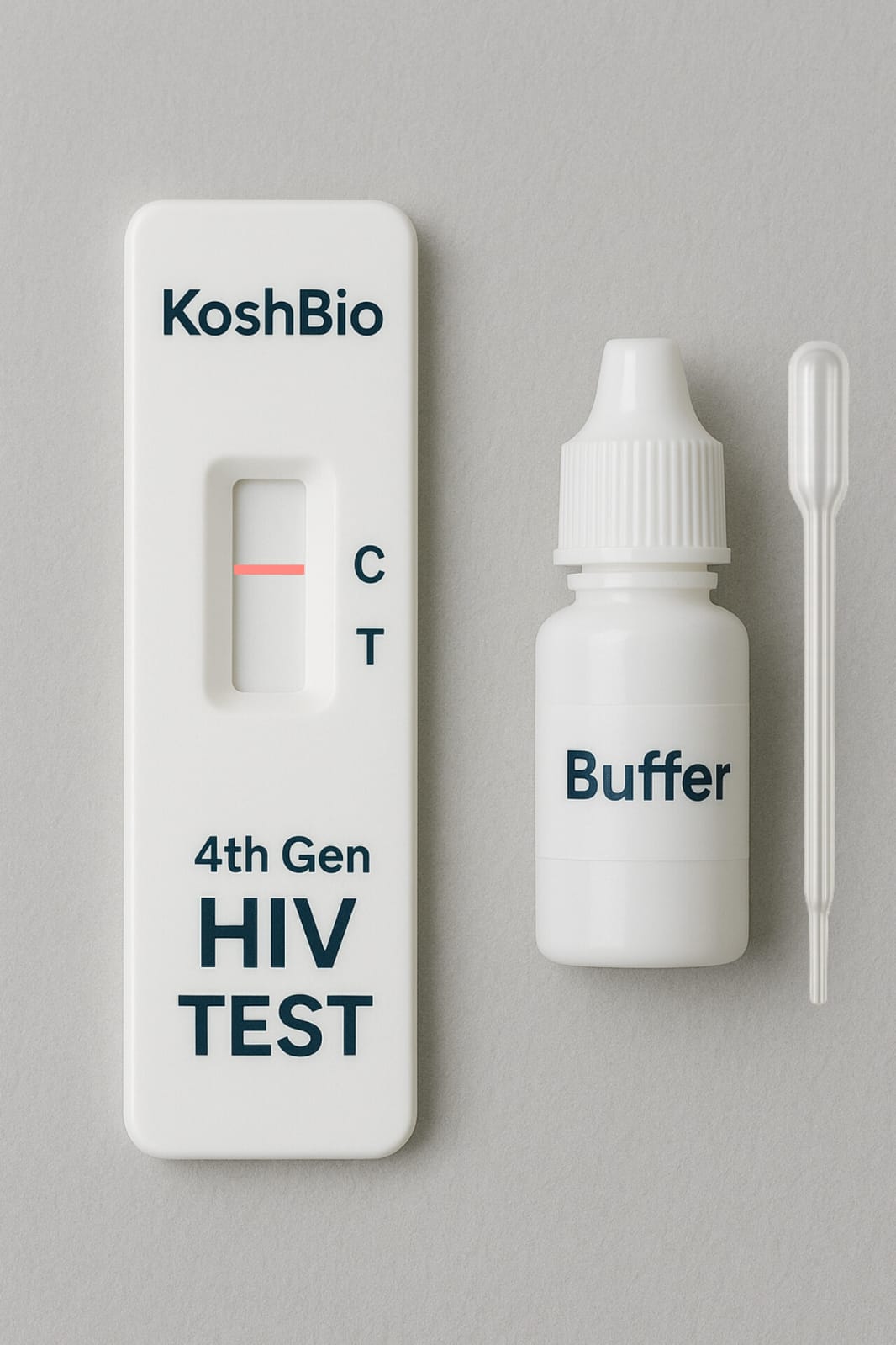 Medilytic Biomedicals Koshbio HIV Ag+Ab Rapid Card - Global Surgicals