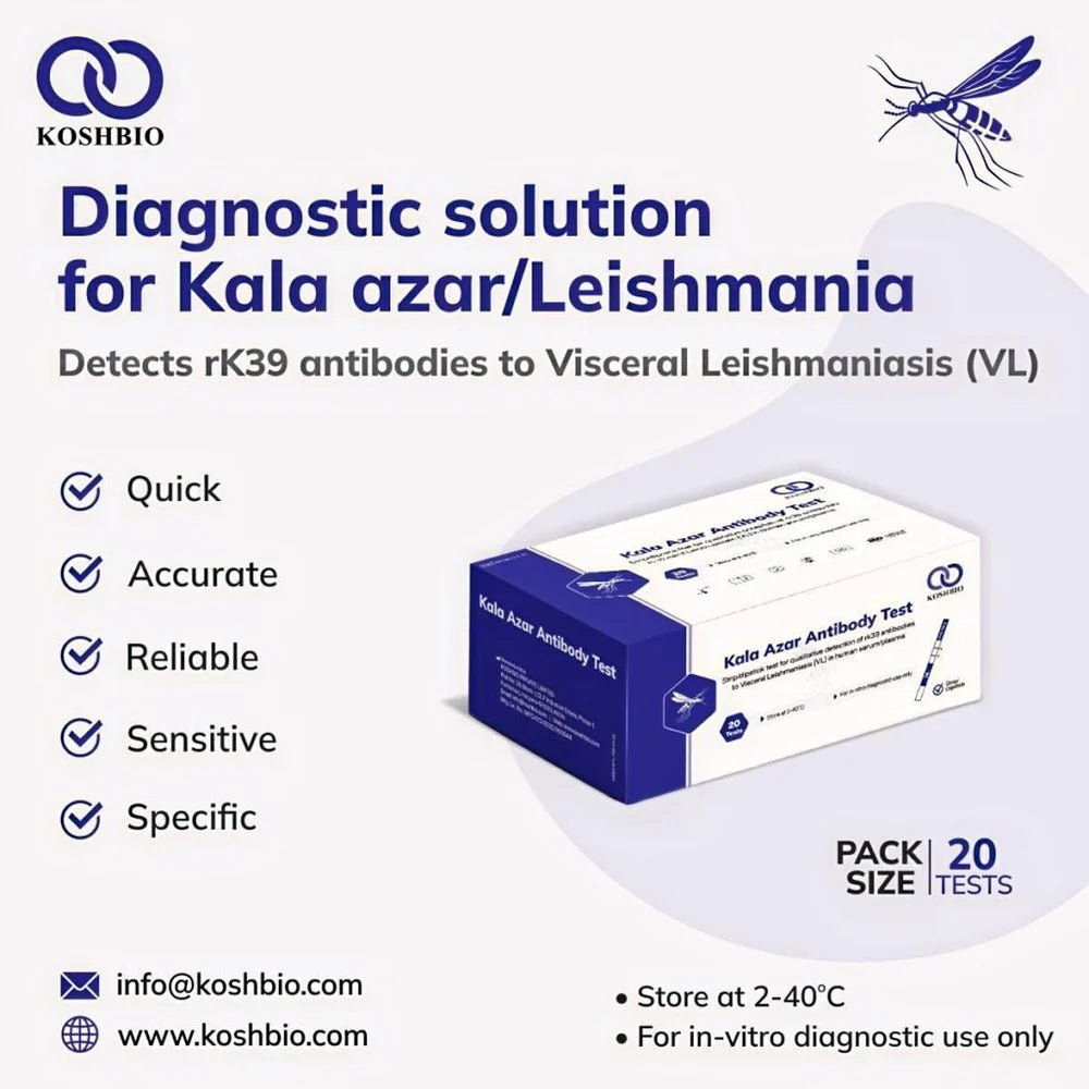 Medilytic Biomedicals Koshbio Kala Azar Rapid Card - Global Surgicals