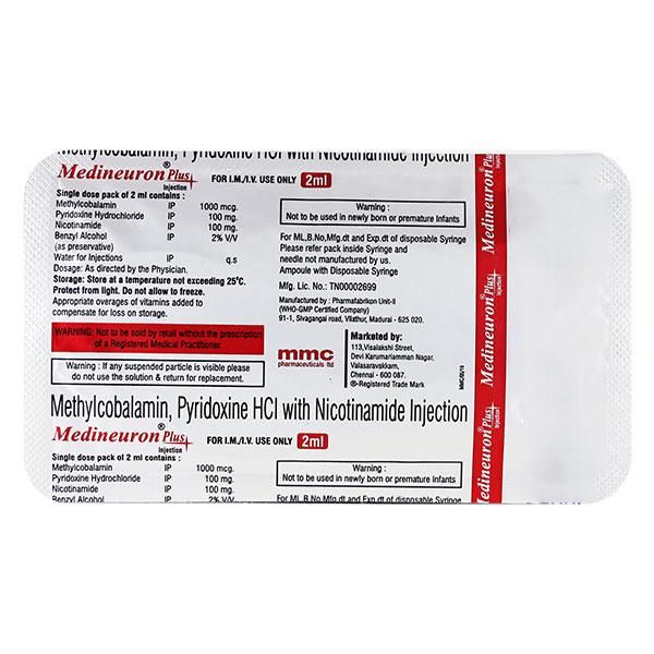 MEDINEURON PLUS Injection 1's - Global Surgicals