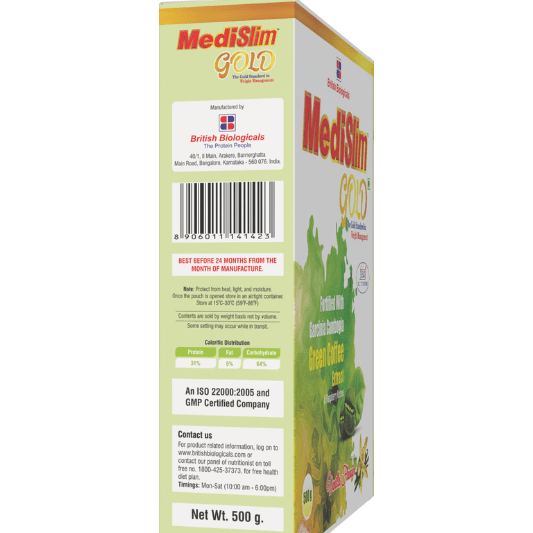 Medislim Gold Weight Management Powder-Vanilla 500g - Global Surgicals