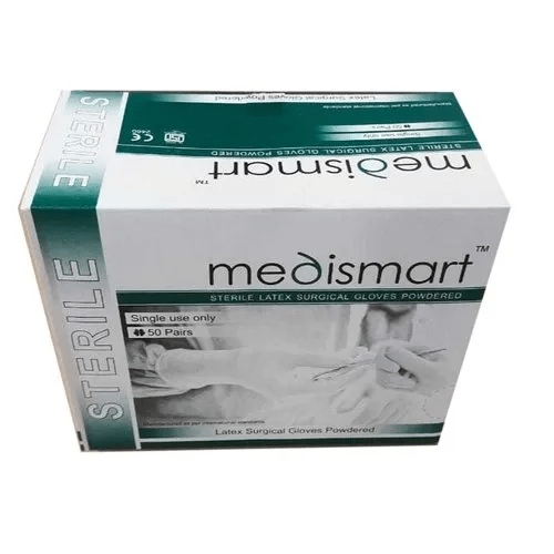 Medismart Sterile Latex Surgical Gloves - Powdered - Global Surgicals