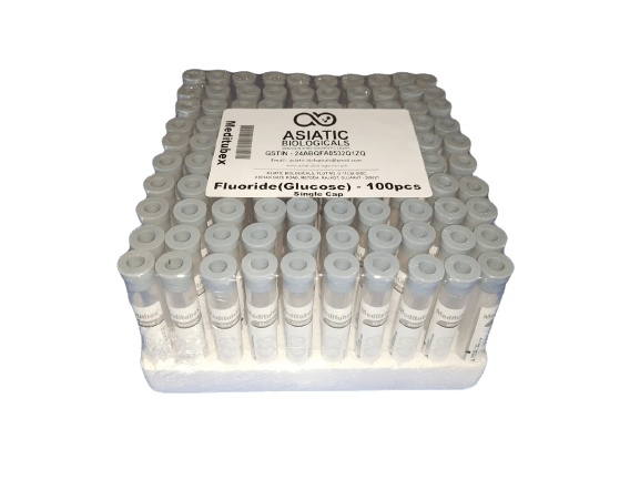 Meditubex Sodium Fluoride Glucose 2ml Non Vacuum Blood Collection Tube - Global Surgicals
